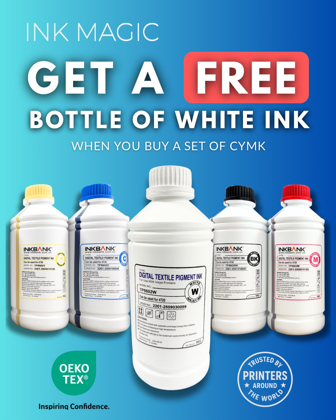Premium Inkbank 5602 Dtf Ink